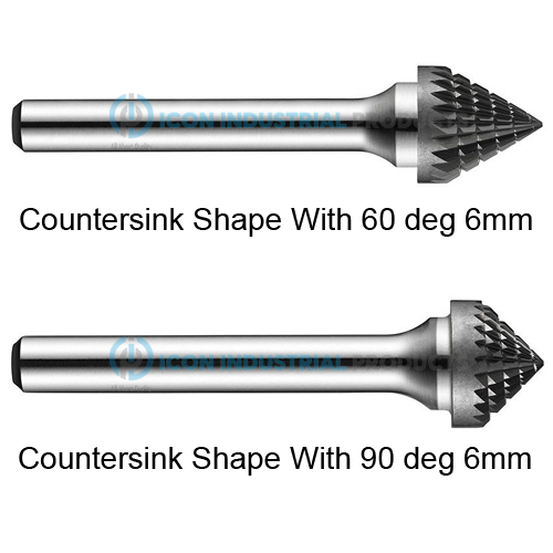 Countersink Shape With 90 deg 6mm