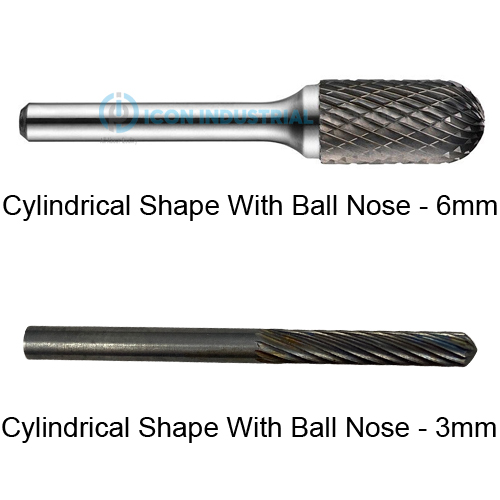 Cylindrical Shape With Ball Nose - 6mm