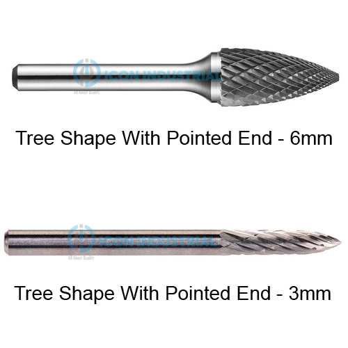 Tree Shape With Pointed End - 3mm