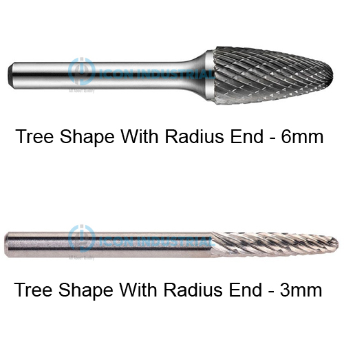 Tree Shape With Radius End - 3mm
